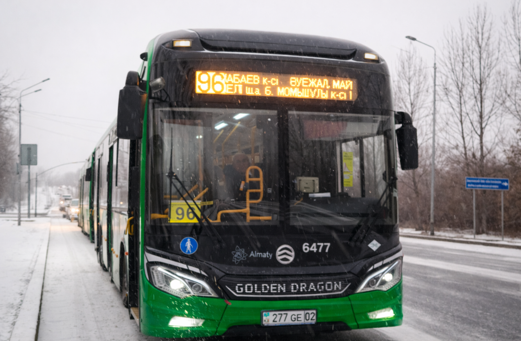 Новый маршрут №96-комфортные поездки по Алматы